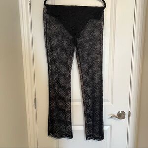 Black Lace Cover-Up Pant